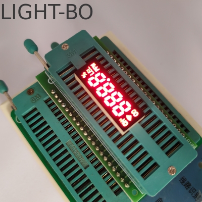 จอแสดงนาฬิกา LED สีแดง 4 หลัก 7 ภาค สําหรับอุปกรณ์บ้าน