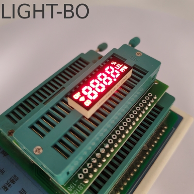 ราคาดี Bright Red 4-Digit LED Clock Display for Easy-Read Time on Home Appliances ออนไลน์