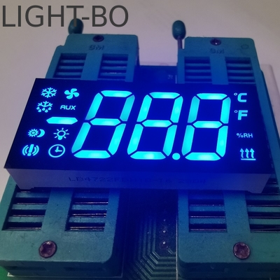 ราคาดี Ultra Bright Blue Triple Digit 7 Segment LED Display คาโทดทั่วไปสําหรับเครื่องควบคุมตู้เย็น ออนไลน์