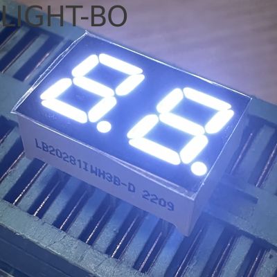 ราคาดี 2 Digit 7mm 7 Segment LED Display Common Anode White for Home Appliances ออนไลน์