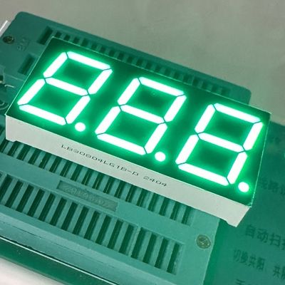 ราคาดี Low Current Pure Green 20.32mm (0.8-Inch) 3-Digit 7-Segment Common Cathode LED Display for Temperature Controllers ออนไลน์