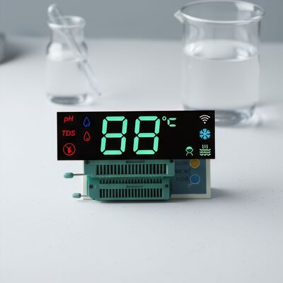 ราคาดี จอแสดงผล LED 7 ส่วนแบบหลายสีที่ปรับแต่งได้ซึ่งมองไม่เห็นเมื่อปิดสำหรับเครื่องจ่ายน้ำ ออนไลน์