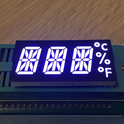 ราคาดี Ultra Bright White 3 หลัก 14 ภาค Alphanumeric LED Display สําหรับอุณหภูมิ ออนไลน์