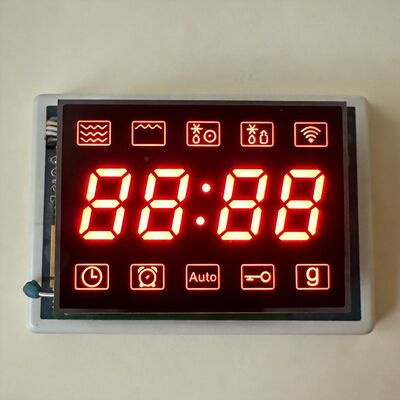 สีแดงสว่างสุด 4 หลัก 7 เซ็กเมนต์ คาโทดทั่วไป LED Display สําหรับไมโครเวฟดิจิตอล