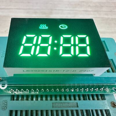 จอแสดงผล LED 7 ส่วน แบบแอโนดร่วม สีเขียวบริสุทธิ์ ขนาด 0.38 นิ้ว 4 หลัก สำหรับตัวตั้งเวลาเตาอบในครัว