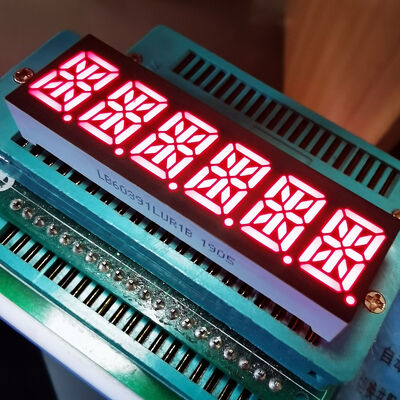 ราคาดี Ultra Bright Red 10mm 6 Digit 14 Segment Alphanumeric LED Display คาโทดทั่วไปสําหรับแท็กซิเมตร ออนไลน์