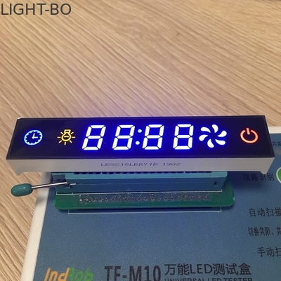 หลายสีสามัญแคโทด 7 ส่วนการแสดงผล 12.7mm หลักความสูงการใช้พลังงานต่ำ