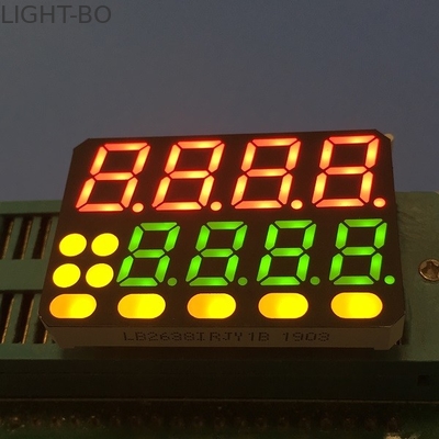 ราคาดี ตัวบ่งชี้อุณหภูมิ 8 หลัก 7 ส่วน LED แสดงผลการออกแบบที่กำหนดเองหลายสี ออนไลน์