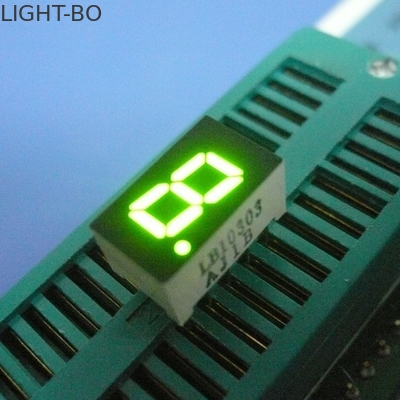 การออกแบบที่หรูหรา Common Anode Single Digit 7 ส่วนแสดงผลการป้องกันสิ่งแวดล้อมสำหรับตัวบ่งชี้ดิจิตอล