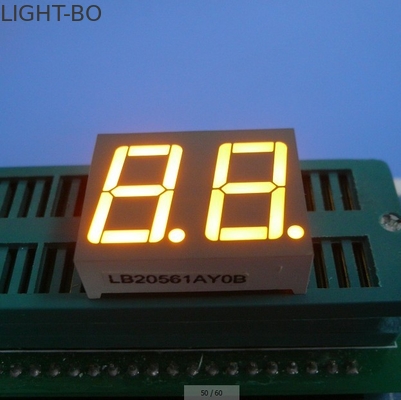 0.56inch Dual Digit 7-Segment LED Display สีเหลืองแอนโด้ทั่วไป