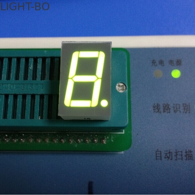 60-70mcd Lumious ความเข้มหลักเดียวเจ็ดส่วนจอแสดงผล Led สำหรับตัวชี้วัดนาฬิกาดิจิตอล ฯลฯ