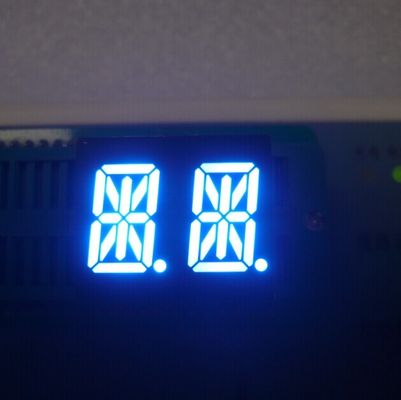 ขั้วบวกทั่วไป 2 หลัก 14 ส่วนจอแสดงผล Led 0 .54 นิ้วสีสดใสสุดทนทาน
