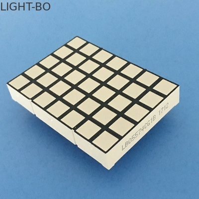 1.26 นิ้ว 3 มม. 5 x 7 ดอทเมทริกซ์ Led วิ่งแสดงความสว่างสูงลิฟท์ตำแหน่งตัวบ่งชี้