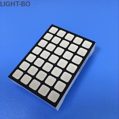 อัลตร้าสดใสหลายสีนำเมทริกซ์ 5 x 7 บอร์ดแสดงผลข้อความกลางแจ้ง Led บอร์ด 20mA