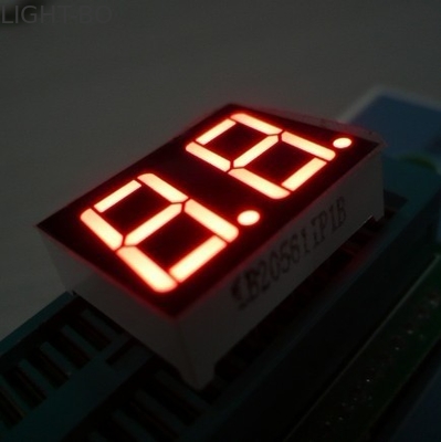 0.56 นิ้ว คาโทดทั่วไป 7 ภาค LED Display สีแอมเบอร์