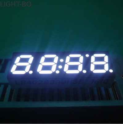 พลังงานต่ำ 4 หลัก 7 ส่วนจอแสดงผล Led ความเข้ม Limunous สูงสำหรับนาฬิกาตั้งเวลา