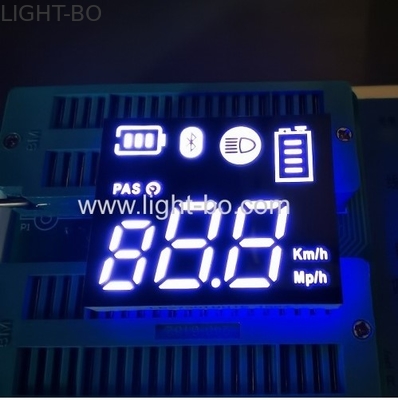 Ultra White Customized 7 Segment Led Display Common Anode สําหรับรถสกูเตอร์ไฟฟ้า