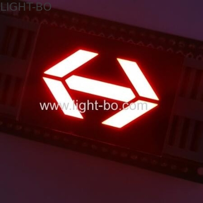 Ultra Bright Red 1 นิ้ว ดับเบิลลูกศร LED จอแสดงไฟฟ้า Anode Common สําหรับตัวชี้ทิศทางลิฟท์