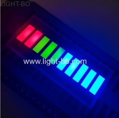 ความสว่างสูงหลายสี 10 ภาค LED Bar สําหรับแผ่นเครื่องมือ