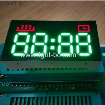 ราคาดี การออกแบบที่กําหนดเอง Ultra Red / Pure Green 4 หลัก 7 ภาค LED Clock Display สําหรับการควบคุมเตาอบขนาดเล็ก ออนไลน์