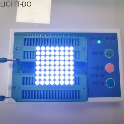 635nm 100mcd 8 X 8 Dot Matrix LED Display ส่วนสีเหลืองหน้าดำ