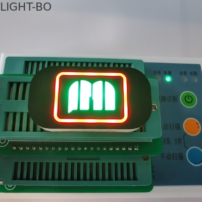 จอแสดงผล LED แบบกำหนดเองแอโนดทั่วไป 35mcd สำหรับบุหรี่อิเล็กทรอนิกส์
