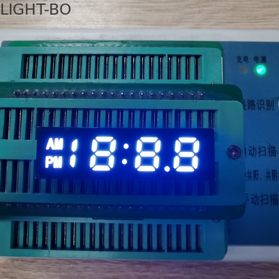 0.25 นิ้ว Four Digit 7 Segment LED Display Ultra White สำหรับนาฬิกา