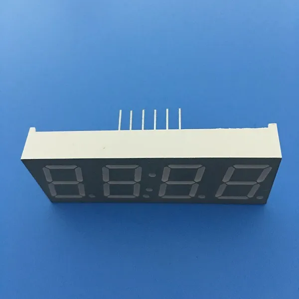 จอแสดงนาฬิกา LED 4 หลัก 7 เซ็กเมนต์ Common Anode สําหรับอุปกรณ์วิ่งฟิตเนส 0