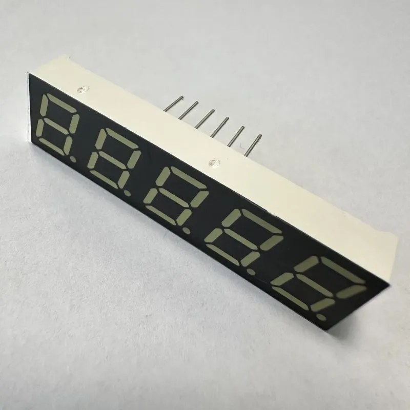 Ultra White 7 Segment LED Display 5 หลัก 0.39 นิ้ว Common Anode สําหรับตัวชี้วัดดิจิตอล 4
