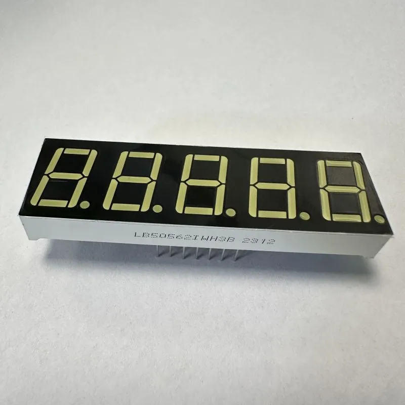 Ultra White 0.56inch 5-Digit 7 Segment LED Display แอนโด้ทั่วไปสําหรับการควบคุมกระบวนการ 2