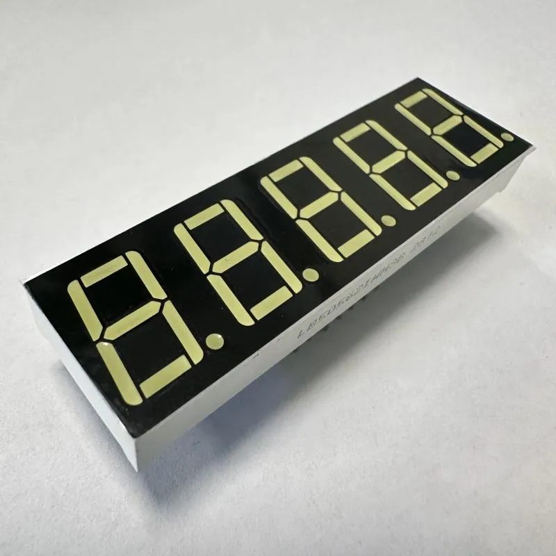 Ultra White 0.56inch 5-Digit 7 Segment LED Display แอนโด้ทั่วไปสําหรับการควบคุมกระบวนการ 3