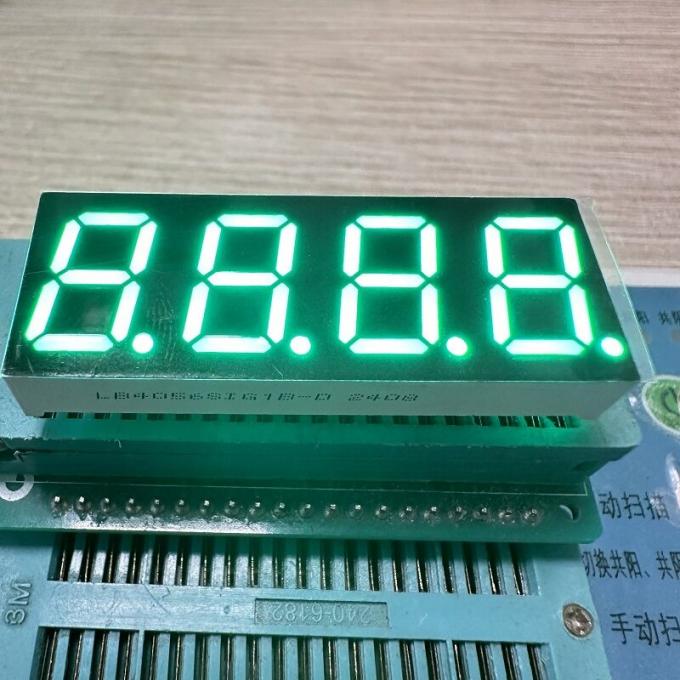 4 หลัก 0.56 นิ้ว (14.2 มิลลิเมตร) 7 หมวด LED Display ✅ สีเขียวบริสุทธิ์, Anode คอมมวนสําหรับแผ่นเครื่องมือและเครื่องใช้ในบ้าน 0