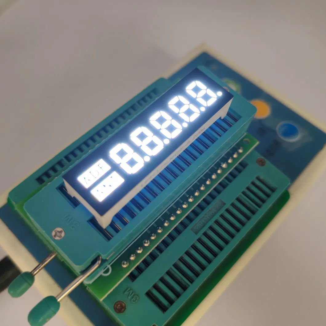 Ultra Bright White 4 หลัก 7 ภาค LED Clock Display สําหรับอุปกรณ์บ้าน 0