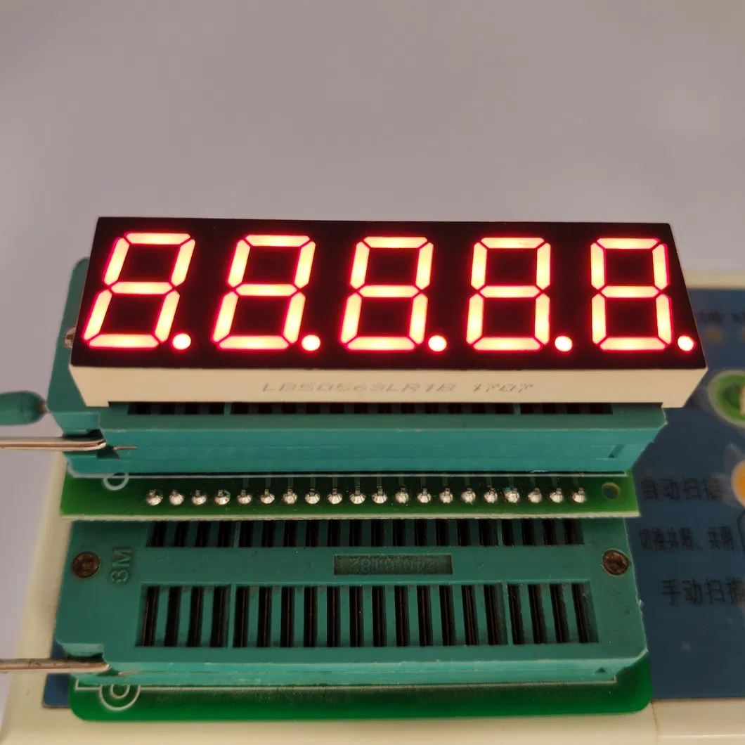 Durable Red 5 Digit LED Display for Household Appliances 0