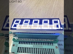 7 เซ็กเมนต์ LED Display สีฟ้า 0.56 นิ้ว 5 หลัก Common Anode สําหรับการควบคุมกระบวนการ