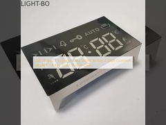 หน้าจอ LED 7 ภาค Ultra Bright Amber 4 หลัก โอนอดทั่วไปสําหรับ 4 คีย์ทัช
