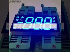 3 หลัก 7 ภาค LED Display Ultra Blue Common Anode สําหรับเครื่องควบคุมตู้เย็น