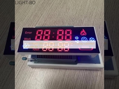 ปรับแต่ง Ultra Red / Blue 7 ภาค LED Display คาโทดทั่วไปสําหรับเครื่องควบคุมเตาแก๊ส