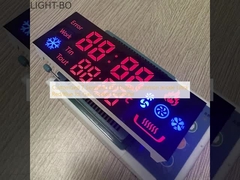 ปรับแต่ง 7 ภาค LED Display Anode Common Ultra Red / Blue สําหรับเครื่องควบคุมเตาแก๊ส