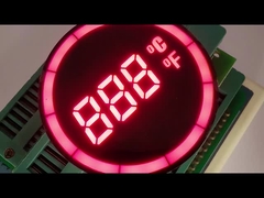 หน้าจอ LED แบบกลม 7 ภาคสําหรับเครื่องควบคุมอุณหภูมิ