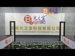 จอแสดงผล LED อัลฟ่าตัวเลข 16 ส่วน ขนาด 0.8 นิ้ว