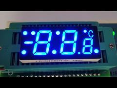 7 เซ็กเมนต์ Custom Blue LED Display สําหรับตัวชี้วัดอุณหภูมิ