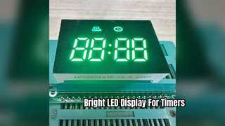 จอแสดงผล LED สีเขียวบริสุทธิ์ 0.38 นิ้วสำหรับตัวจับเวลาเตาอบ