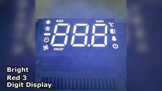 จอแสดงผล LED 3 หลัก 14.2 มม. สีแดงสว่างเป็นพิเศษ