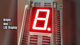 จอแสดงผล LED 7 ส่วนสีแดงสว่างเป็นพิเศษ 0.8 นิ้ว