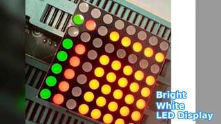 จอแสดงผล LED 7 Segment สีขาวสว่างเป็นพิเศษ 3 หลัก