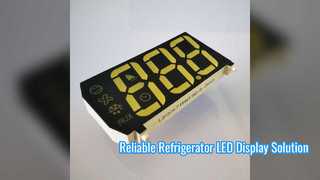 จอแสดงผล LED สามหลักแบบกำหนดเองสำหรับการควบคุมตู้เย็น