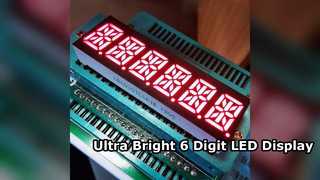 จอแสดงผล LED Ultra Bright 6 หลัก 14 ส่วนสำหรับรถแท็กซี่