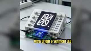 จอแสดงผล LED 6 ส่วนนิ้วสำหรับตัวบ่งชี้ลิฟต์