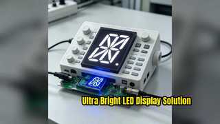 จอแสดงผล LED 16 ส่วน Ultra Bright Blue สำหรับลิฟต์